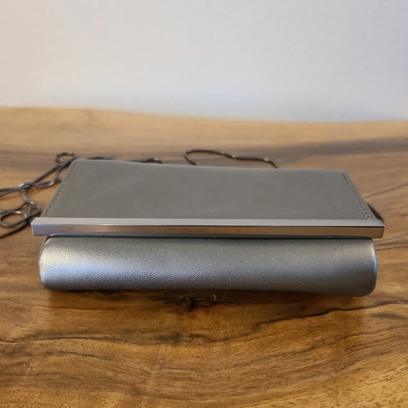 Lauren Merkin Leather Metallic Crossbody Bag - Picture 2 of 10